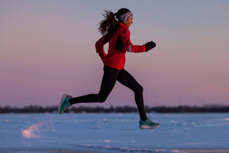 Therapy-Kara-Blair Physiotherapy Kara Blair Runing on the snow